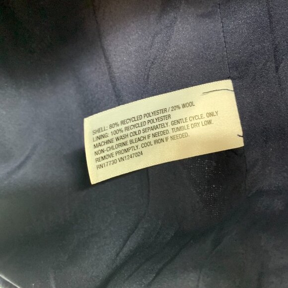 Future Collective Reese Blutstein Blazer Blue Check Plaid Button NWT - Picture 11 of 11